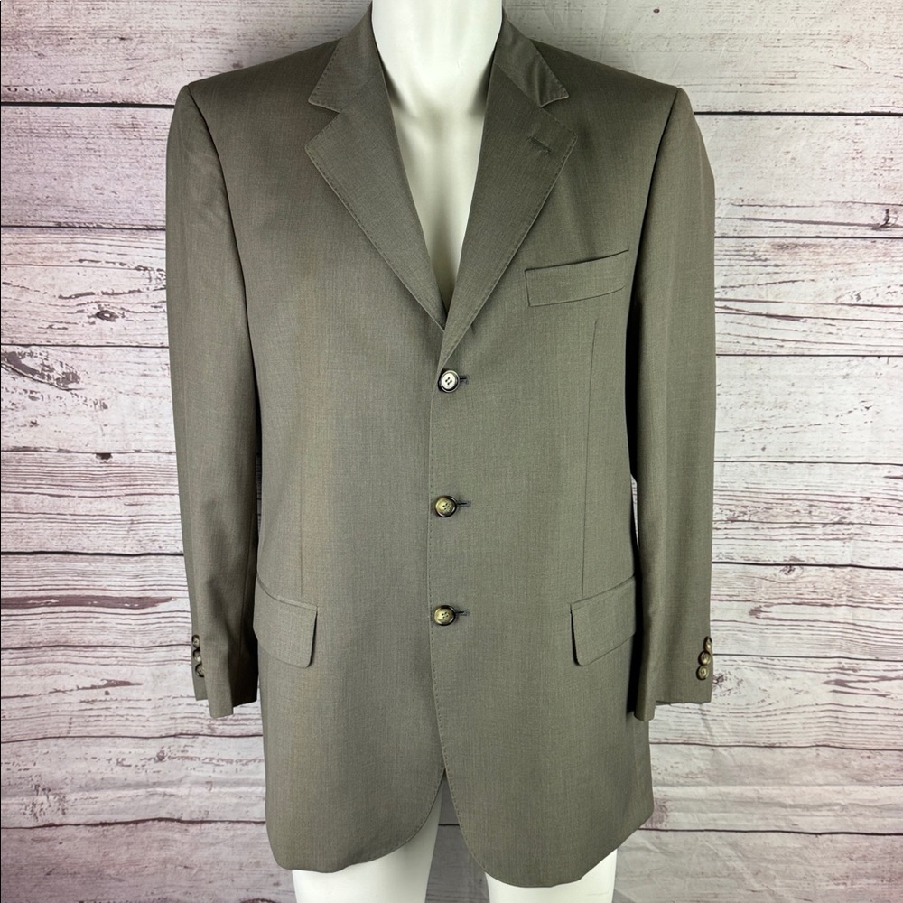 Christian Dior Mens Blazer Jacket Taupe/Grey Size 40L. Excellent!